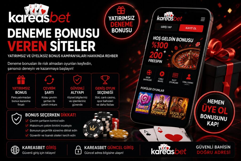 deneme bonusu veren siteler