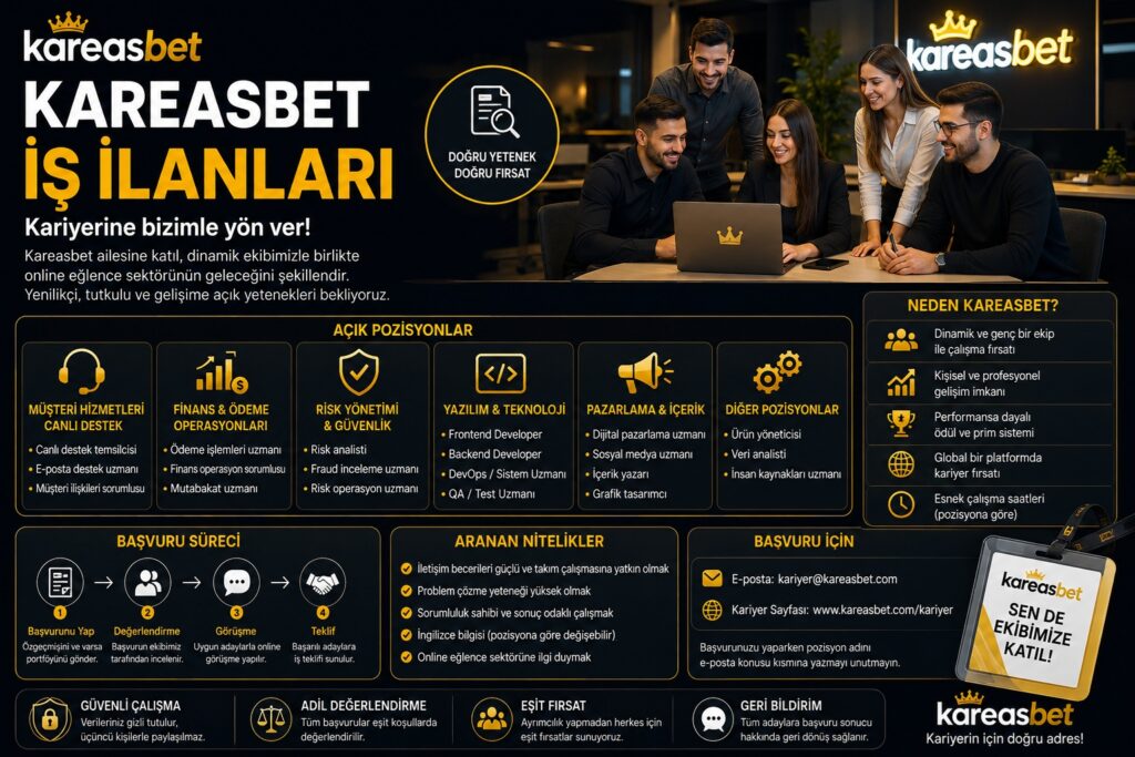 kareasbet iş ilanları