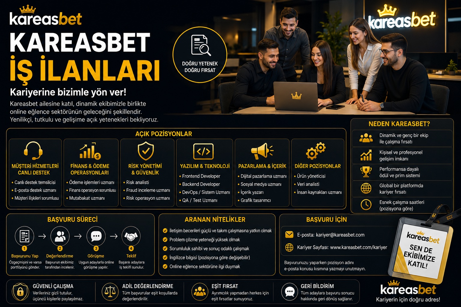 kareasbet iş ilanları