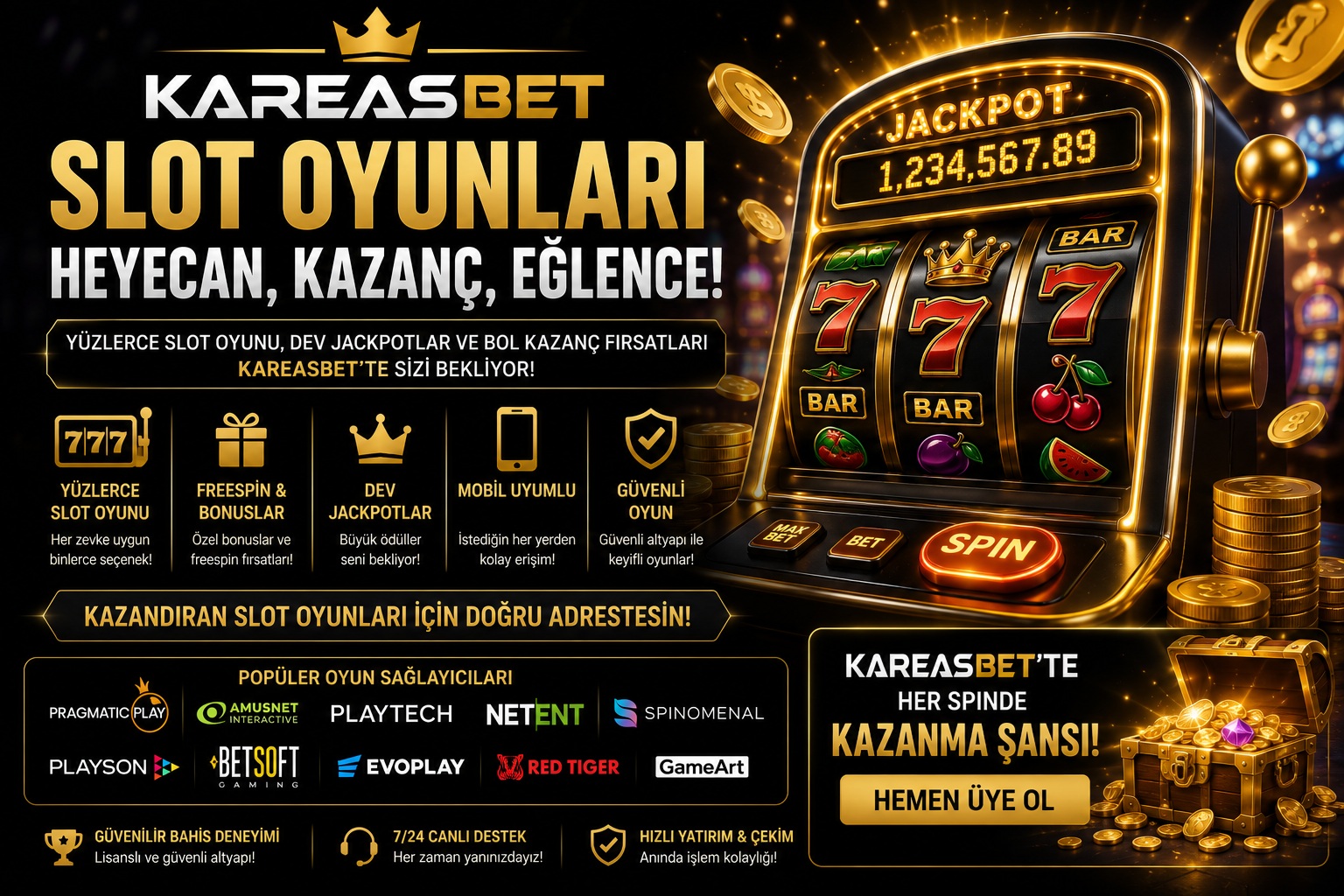 kareasbet slot oyunları